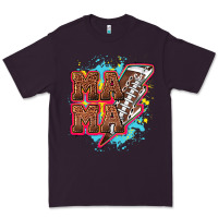 Plum Mama Football lightning bolt Premium Tee - HowdyJamesFarm
