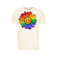 Vintage Arctic rainbow smiley face sunflower Vintage Tee - OliviaCreatesArt