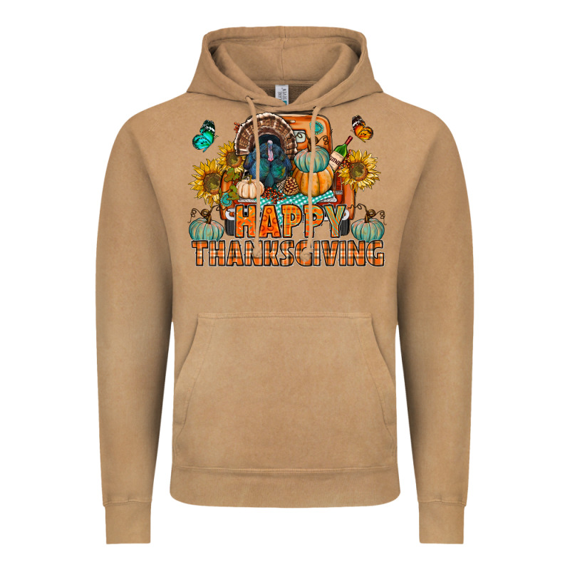 Happy Thanksgiving With Truck Bbs Vintage Hoodie by BundleAndBundleShop | Teevron