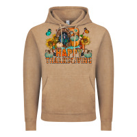 Vintage Coffee happy thanksgiving with truck bbs Vintage Hoodie - BundleAndBundleShop