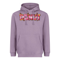 Lavender donut with donut and hearts Heavyweight Hoodie - AdoDesignShop
