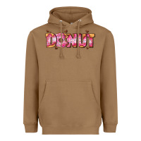 Toasted Coconut donut with donut and hearts Heavyweight Hoodie - AdoDesignShop