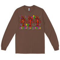 Chestnut Crawfish season mardi gras Long Sleeve Tee - BundleAndBundleShop