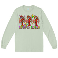 Matcha Crawfish season mardi gras Long Sleeve Tee - BundleAndBundleShop