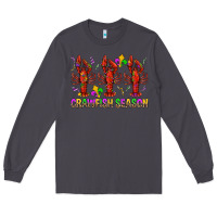 Smoke Crawfish season mardi gras Long Sleeve Tee - BundleAndBundleShop