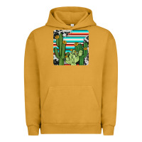 Pigment Peanut Butter cactus cowhide coaster Urban Hoodie - JahusDesignShop