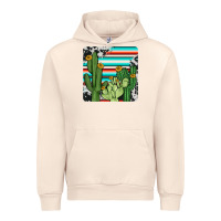 Sandshell cactus cowhide coaster Urban Hoodie - JahusDesignShop