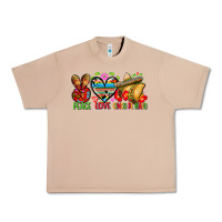 Burro Peace love cinco de mayo Urban Heavy Tee - FaDigitalArtStudio