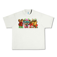 Pistachio Peace love cinco de mayo Urban Heavy Tee - FaDigitalArtStudio