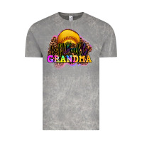 Cloud Rock softball grandma Vintage Tee - OliviaCreatesArt