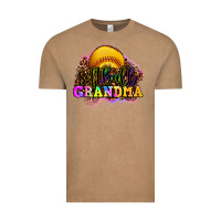 Vintage Coffee softball grandma Vintage Tee - OliviaCreatesArt