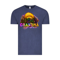 Vintage Denim softball grandma Vintage Tee - OliviaCreatesArt