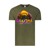 Vintage Olive softball grandma Vintage Tee - OliviaCreatesArt