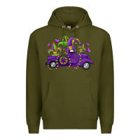 Army Green mardi gras truck Premium Hoodie - Jasminsmagicworld