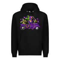Black mardi gras truck Premium Hoodie - Jasminsmagicworld