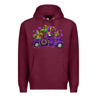 Burgundy mardi gras truck Premium Hoodie - Jasminsmagicworld