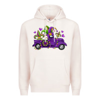 Pale Pink mardi gras truck Premium Hoodie - Jasminsmagicworld