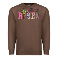 Chestnut easter he ıs risen Premium Sweatshirt - AdoDesignShop