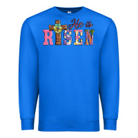 True Royal easter he ıs risen Premium Sweatshirt - AdoDesignShop