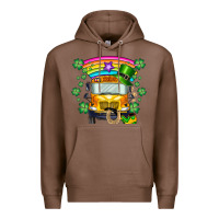 Chestnut st. patricks day school bus Premium Hoodie - SublimationCraftShop