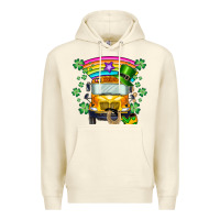 Sandshell st. patricks day school bus Premium Hoodie - SublimationCraftShop