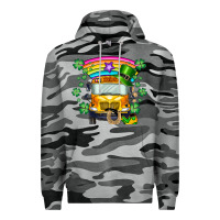 Slate Camo st. patricks day school bus Premium Hoodie - SublimationCraftShop