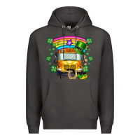 Smoke st. patricks day school bus Premium Hoodie - SublimationCraftShop