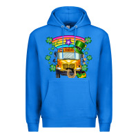 True Royal st. patricks day school bus Premium Hoodie - SublimationCraftShop