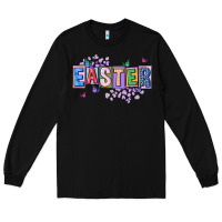 Black easter with leopard Long Sleeve Tee - FaDigitalArtStudio