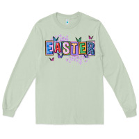 Matcha easter with leopard Long Sleeve Tee - FaDigitalArtStudio