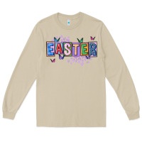 Mushroom easter with leopard Long Sleeve Tee - FaDigitalArtStudio