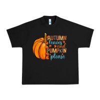 Black Autumn leaves and pumpkin please Urban Heavy Tee - RanaPortraitStore