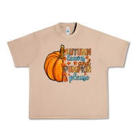 Burro Autumn leaves and pumpkin please Urban Heavy Tee - RanaPortraitStore