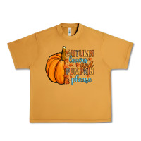 Peanut Butter Autumn leaves and pumpkin please Urban Heavy Tee - RanaPortraitStore