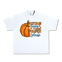 White Autumn leaves and pumpkin please Urban Heavy Tee - RanaPortraitStore