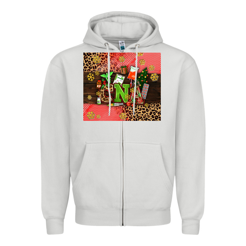 Cna Christmas Zipper Hoodie by AdoDesignShop | Teevron