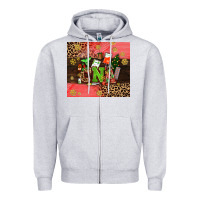 Heather Grey cna christmas Zipper Hoodie - AdoDesignShop