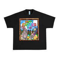 Black Happy Easter Day Urban Heavy Tee - OliviaCreatesArt