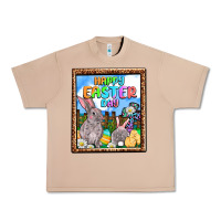 Burro Happy Easter Day Urban Heavy Tee - OliviaCreatesArt