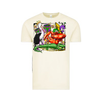 Vintage Arctic mardi gras pelican crawfish crocodile Vintage Tee - OliviaCreatesArt