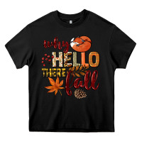 Black Why hello there Fall Heavy Core Tee - NancyCooperArtShop