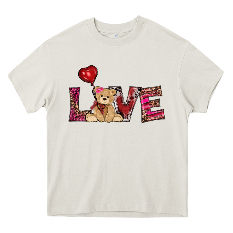 Valentines Day Tedybear Love Heavy Core Tee by RanaPortraitStore | Teevron