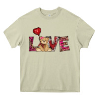 Mossy valentines day tedybear love Heavy Core Tee - RanaPortraitStore