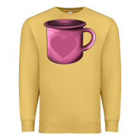 Antique Gold Valentine's Day heart mug Premium Sweatshirt - AdoDesignShop