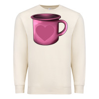 Sandshell Valentine's Day heart mug Premium Sweatshirt - AdoDesignShop