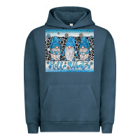 Pigment Midnight Navy hello winter gnome Urban Hoodie - JahusDesignShop