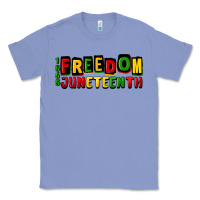 Colony Blue freedom juneteenth Classic Tee - CowGirlArtShop