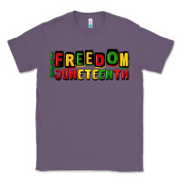 Lavender freedom juneteenth Classic Tee - CowGirlArtShop