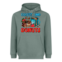 Sage coffee and donuts Heavyweight Hoodie - AdoDesignShop