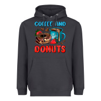 Smoke coffee and donuts Heavyweight Hoodie - AdoDesignShop